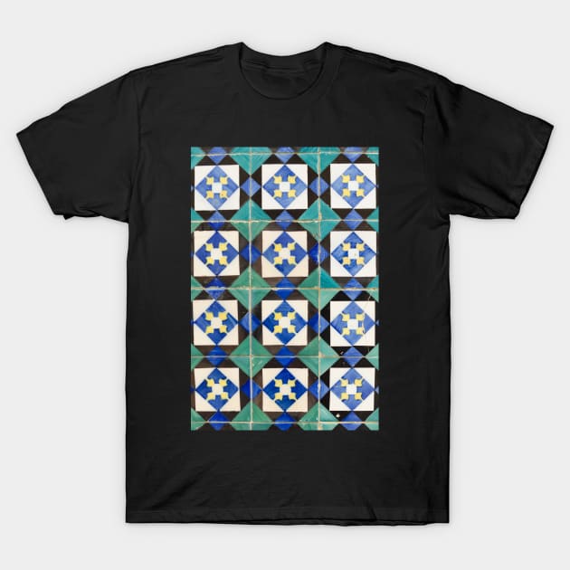 Traditional Portuguese glazed tiles T-Shirt by homydesign